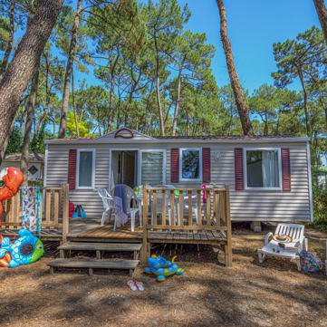 mobil home vue exterieur