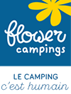 logo flower camping biches