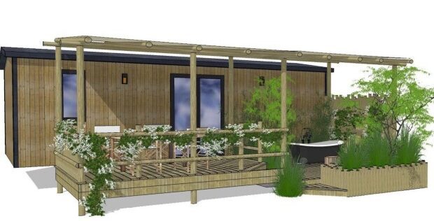 quartier côté jardin camping les biches
