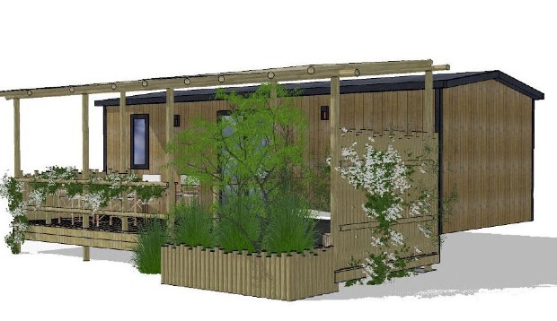 mobil-home garden