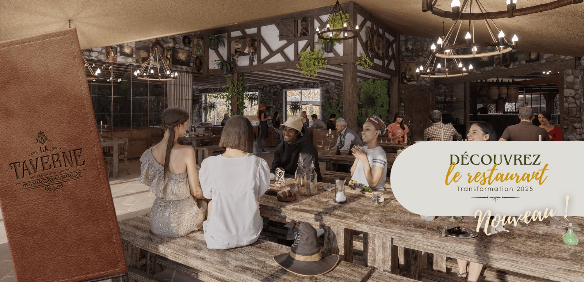 Restaurant la Taverne du camping Au Bois des Biches