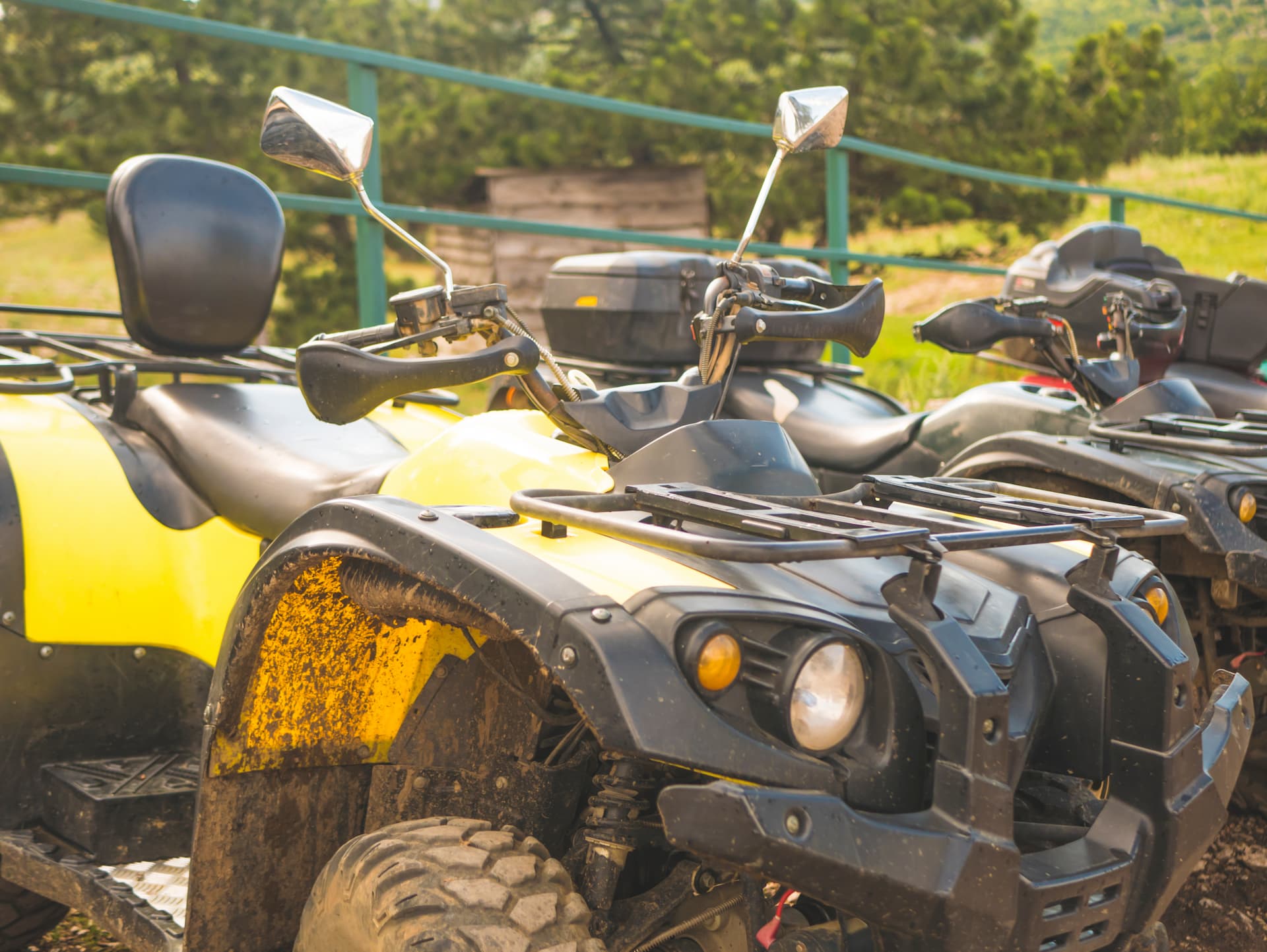 Quad en vendée rangée de quads
